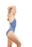 WOMENS AQUA PANDA RACER BACK